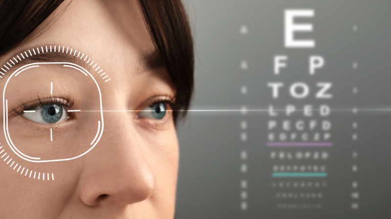 Infographic of 5 essential nutrients for eye floaters including L-Lysine and Zinc for retinal protection.